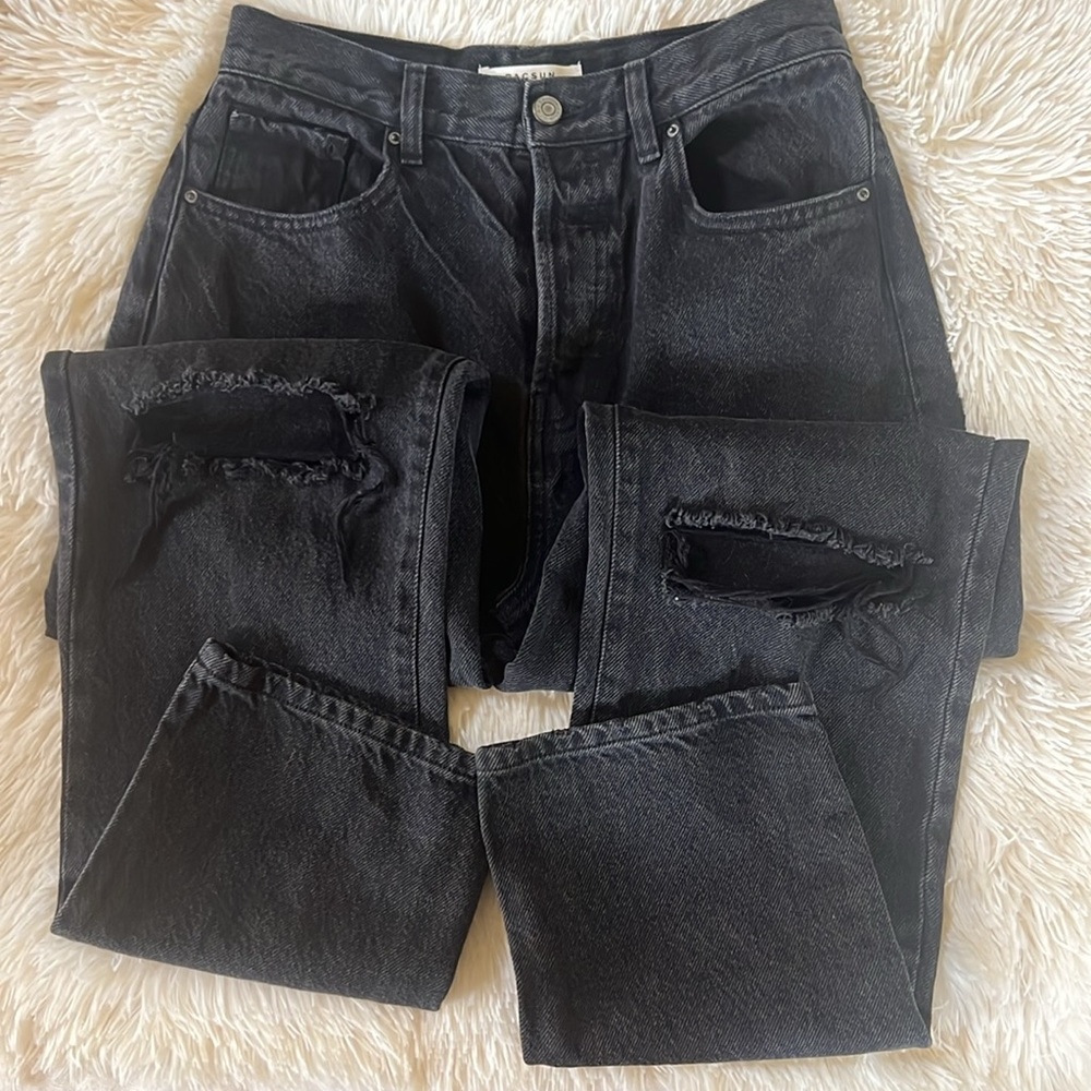 PacSun black Dad Button-Fly Jeans - Picture 2 of 4